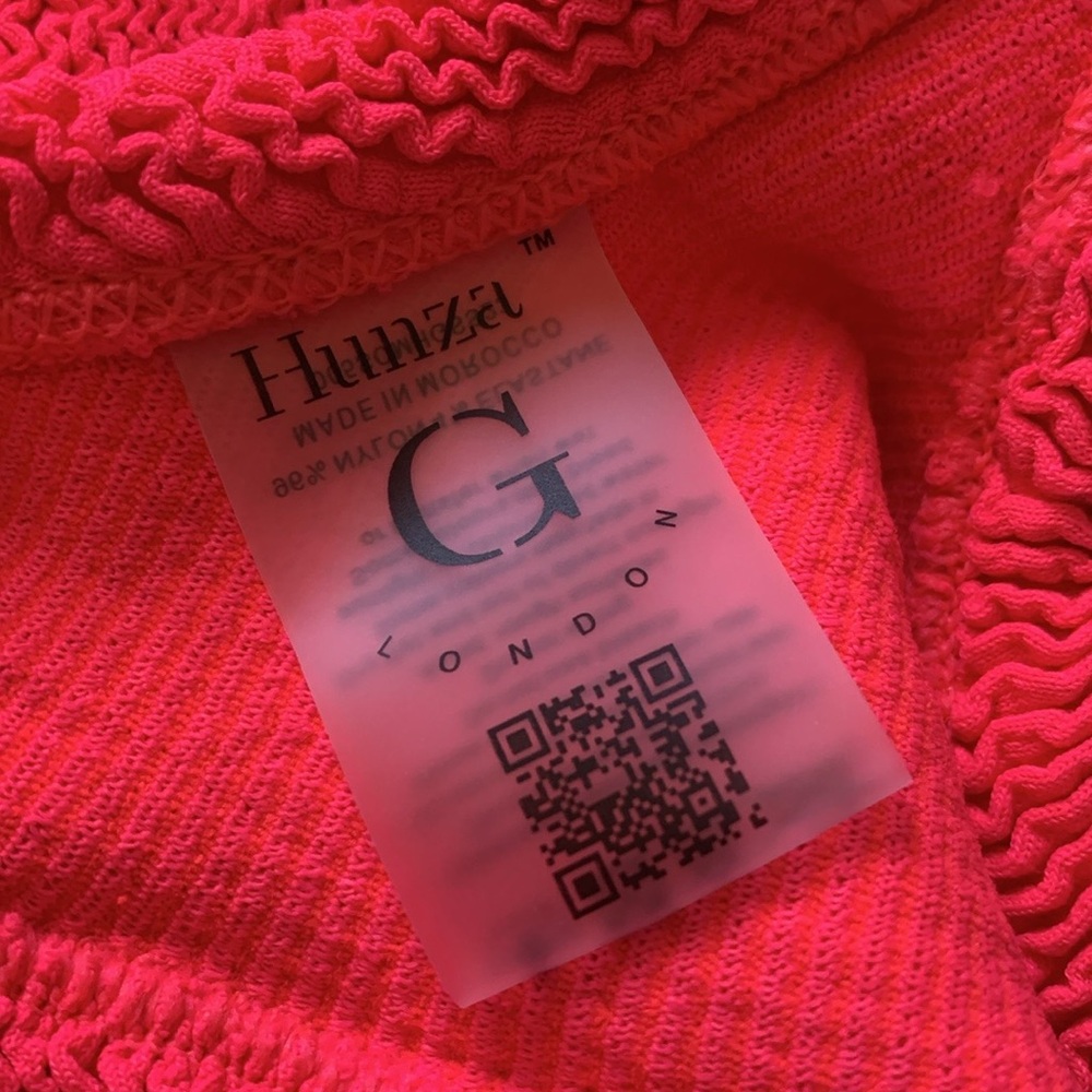NWT Hunza G Xandra bikini set in fuchsia - Picture 5 of 6